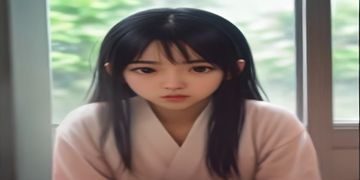 性健康科普插图,展示侧卧后入变体的示意,医学教育风格,绿色陶土橙配色